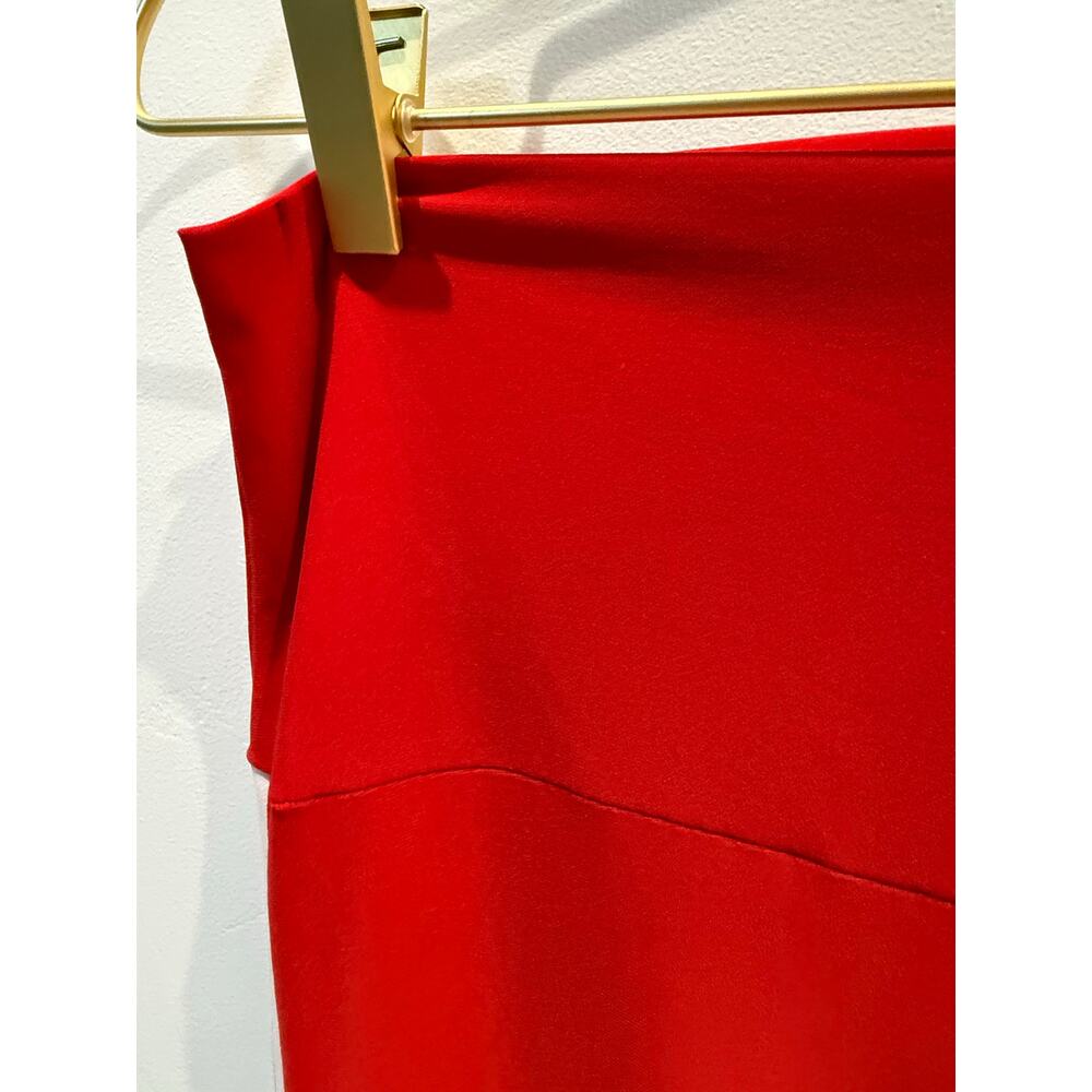 Norma Kamali Red Leggings  Foldover Stripe Track Pant Large - Picture 3 of 10